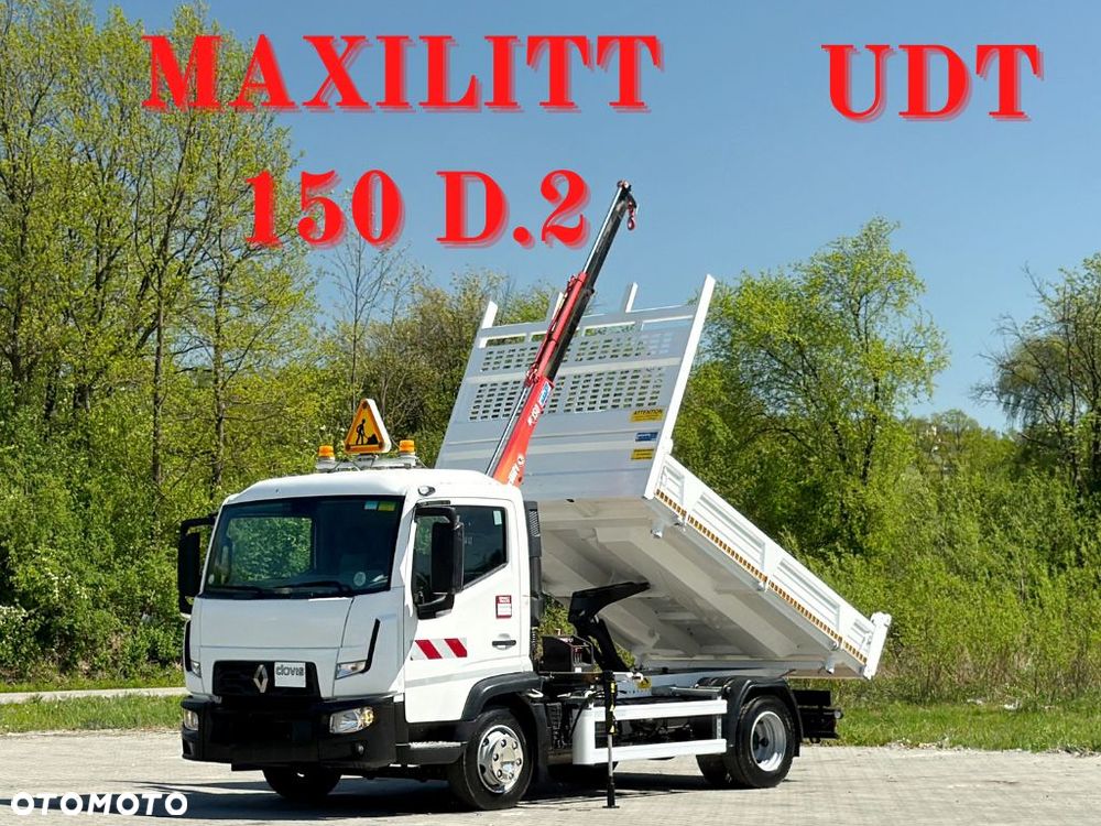 Renault D 7.5 * WYWROTKA 3,25 m * MAXILIFT 150 D.2 * STAN BDB - 1