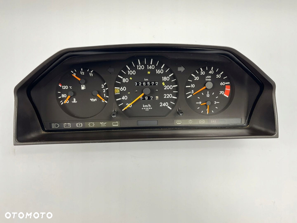 LICZNIK ZEGAR MERCEDES W124 E200 200E E220 220E M111 1244400347 SRS ABS