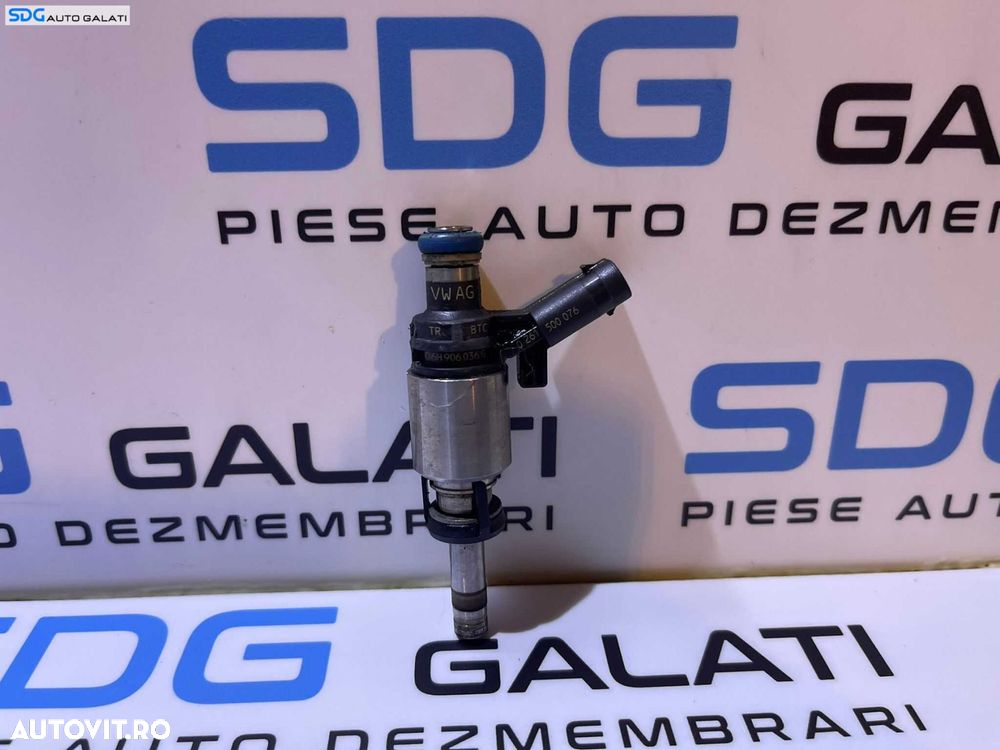 Injector Injectoare Volkswagen EOS 2.0 TFSI CAWB CCTA CBFA CCZA CCZB 2009 - 2011 Cod 06H906036G 0261500076 - 1