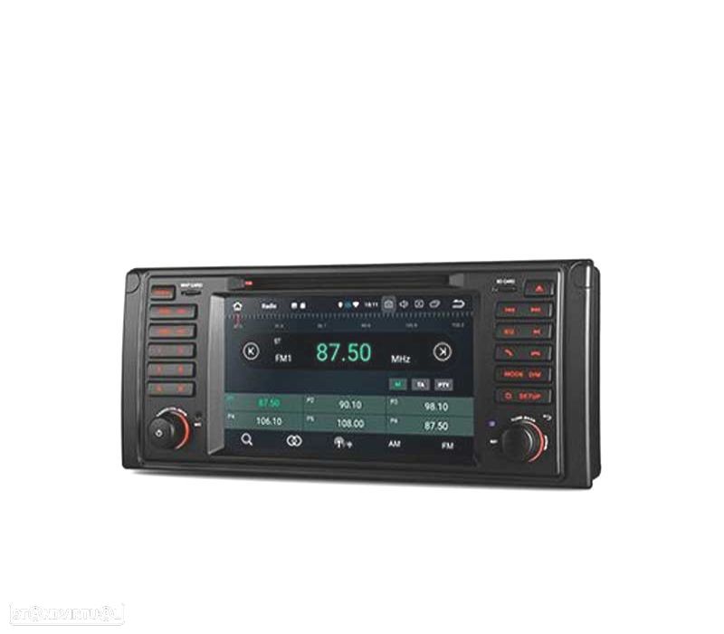 AUTO RÁDIO GPS 7" ANDROID 10.0 OCTA-CORE MULTIMEDIA DVD HDMI PARA BMW SERIE 5 SERIE 7 - 4