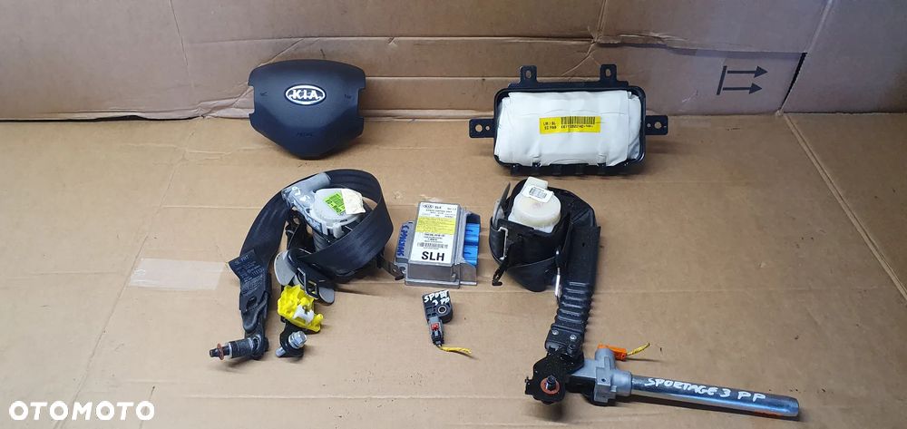 Poduszka konsoli kierowcy poduszki pasy sensor AIRBAG zestaw naprawczy Kia Sportage III - 7