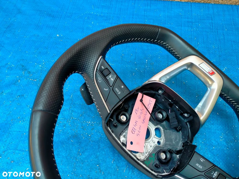 Audi Q7 SQ7 4M S-Line / 4M0419091T / Kierownica ŚCIĘTA / ŁOPATKI / ORYGINAŁ - 11