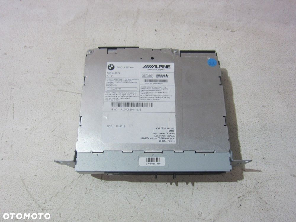 BMW X3 F25 CZYTNIK NAWIGACJI RADIO 65129244139 65129273873 9273873 9244139 - 2