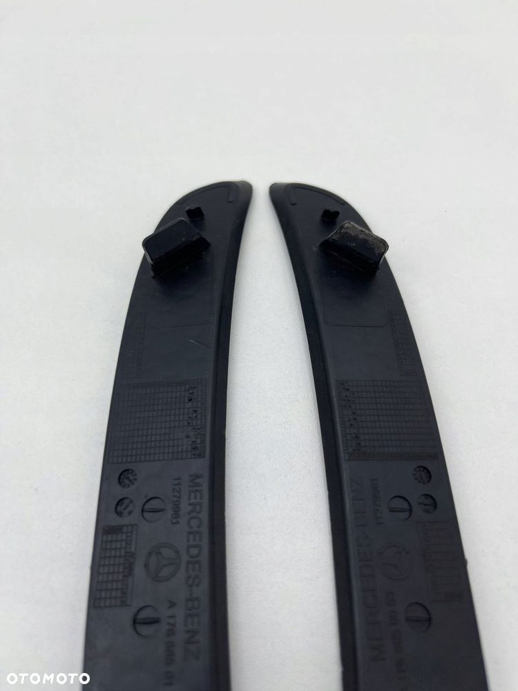MERCEDES W176 KRATKA ZASŁEPKA ZDERZAKA TYŁ KOMPLET A1768850153 - 4