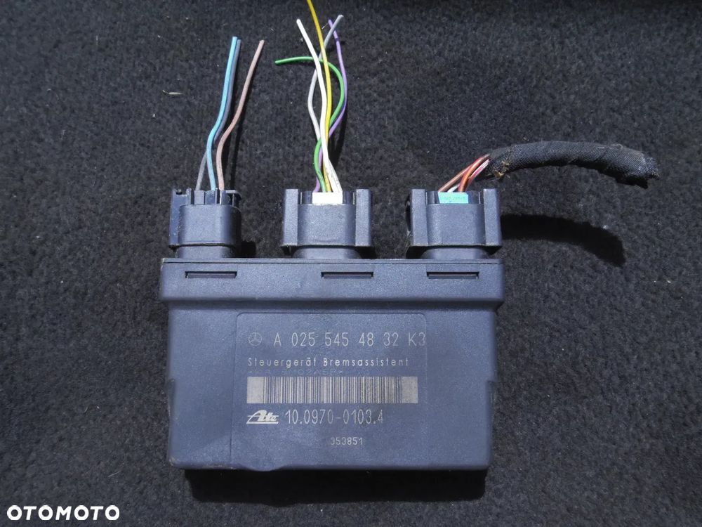 MERCEDES E W210 2.2CDI MODUŁ STEROWNIK ABS SERWA HAMULCOWEGO A0255454832 K3 - 1