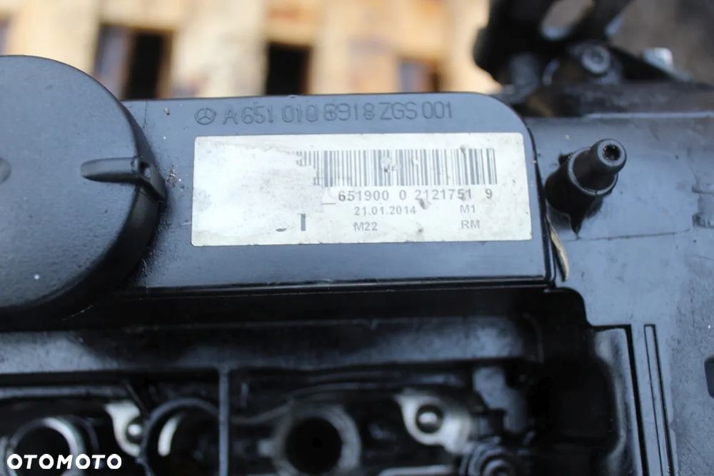 Silnik uszkodzony na części OE Mercedes W212 2.2 cdi M651 651.924 651924 - 8
