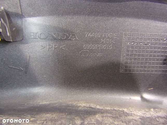 HONDA CR-V IV 12- LISTWA BŁOTNIKA PRAWA TYŁ 74410 T1GE - 6