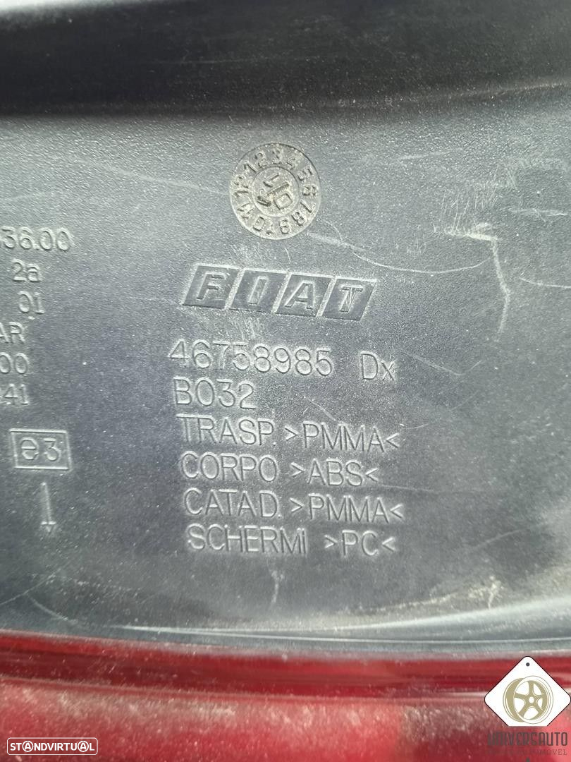 FAROLIM TRASEIRO DIREITO FIAT STILO 2003 - 2