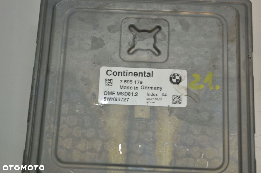 BMW E81 E82 E88 E87 E90 N43 2.0i STEROWNIK SILNIKA ZESTAW 7595179 - 6