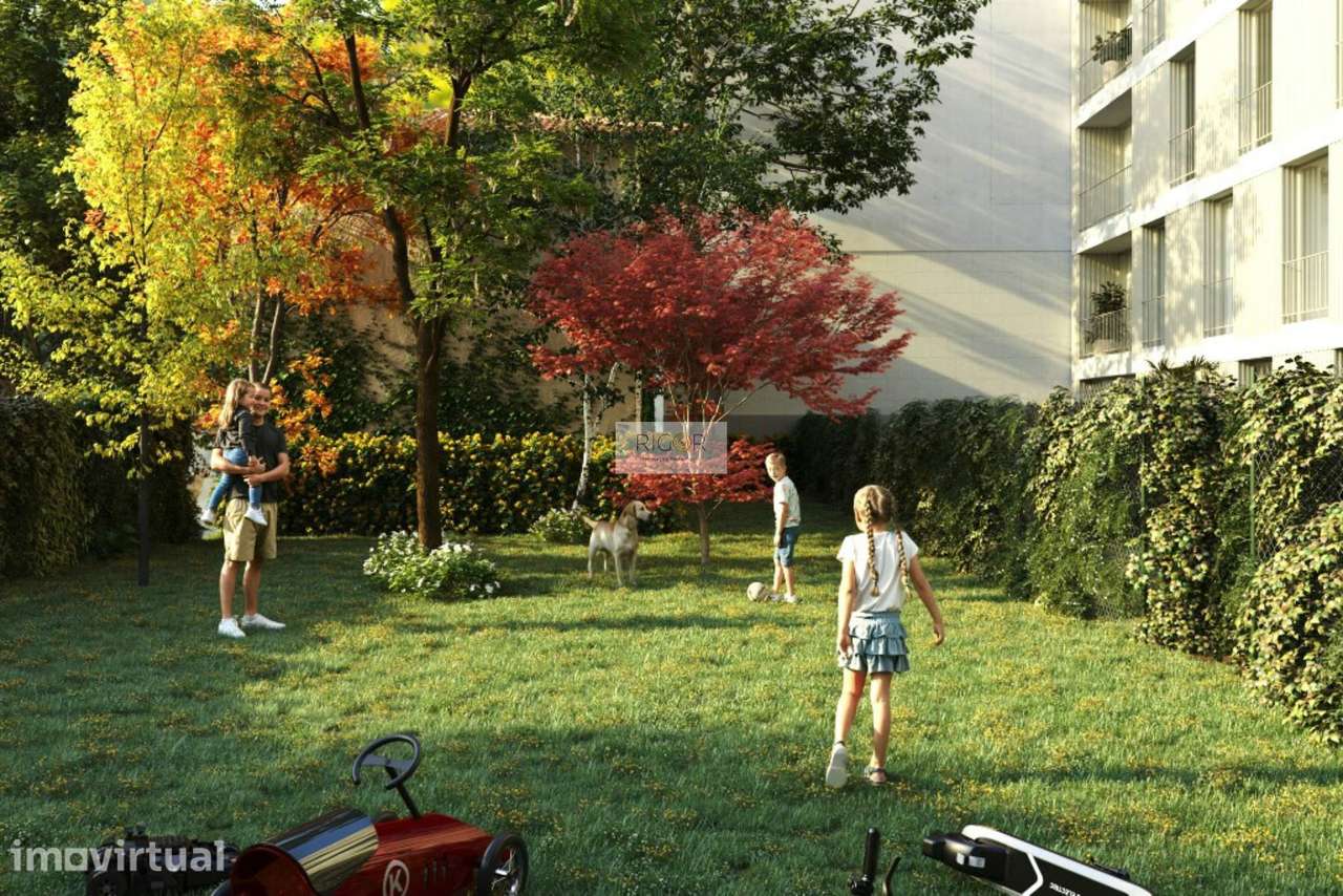 Apartamentos T2 a 500mts da praia de Matosinhos com ginásio e jardim - Grande imagem: 4/11
