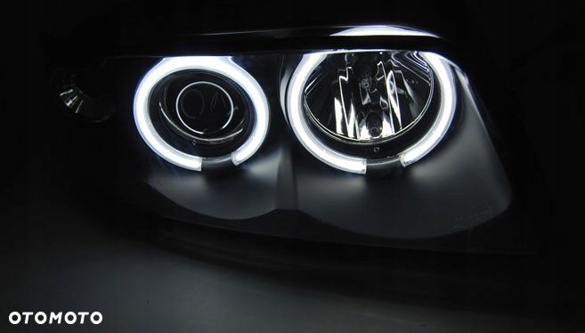 Reflektory Lampy Migacze Led CCFL Tuning Black Czarne Audi a4 b5 8d 1994-98 - 4