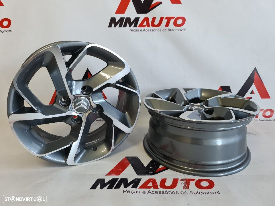 Jantes Citroen Gunmetal Polido 15 - 3