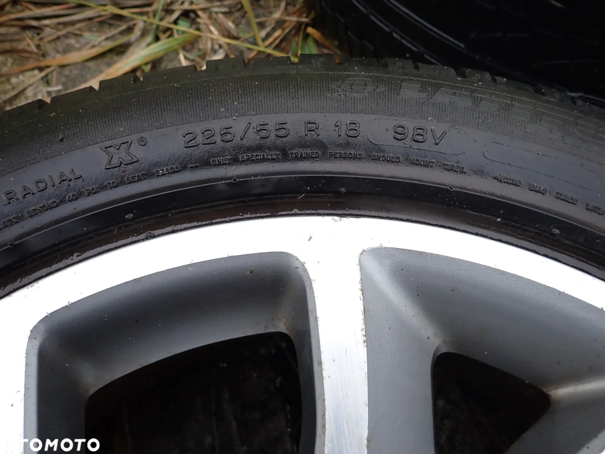 KOMPLET ALUFELG CITROEN C5 225/55 R18 Z 2 OPONAMI  ET33 - 7
