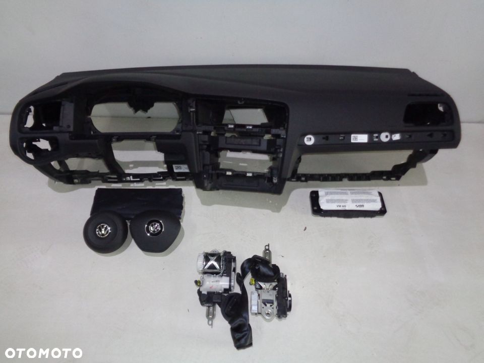 VW GOLF VII 7 DESKA KONSOLA PODUSZKI AIRBAG PASY - 1