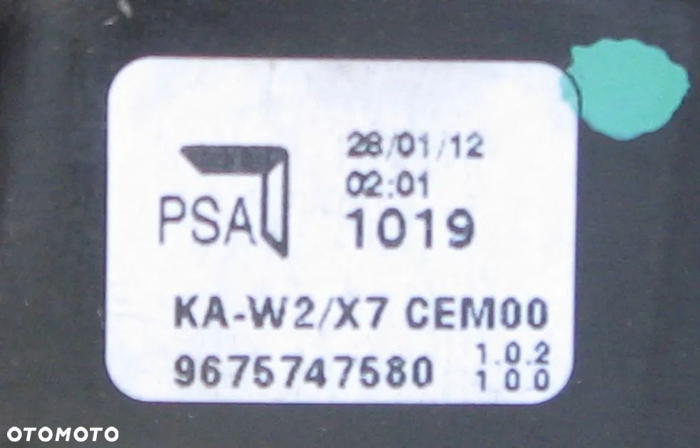 wybierak zmiany biegów CITROEN C5 III automat 9675747580 - 5