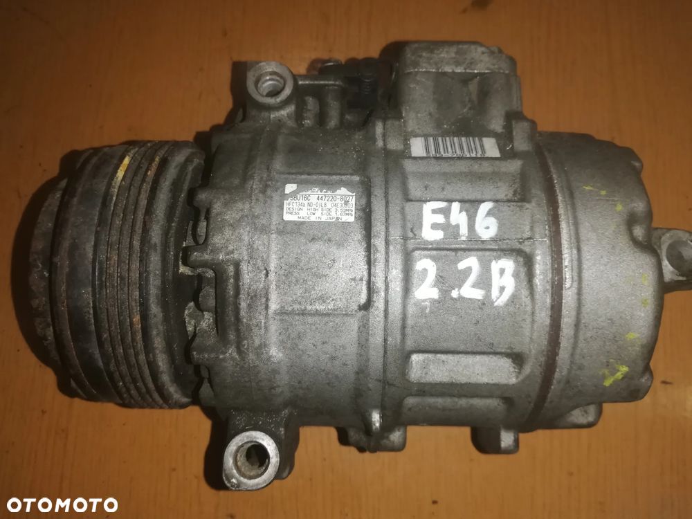 sprężarka kompresor klimatyzacji BMW E46 2.2 2.5 3.0 B 447220-8027 - 1