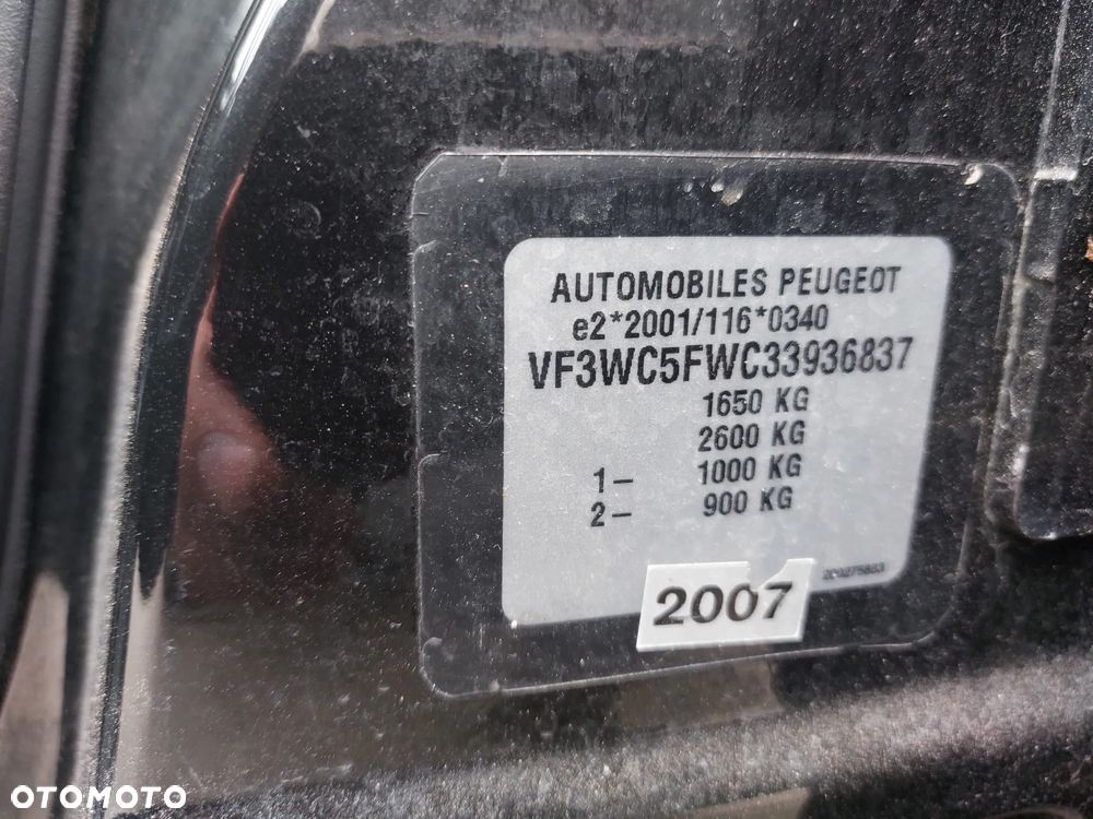 Zderzak PEUGEOT 207 1,6B 07R. maska,drzwi,lampy,klapa.... - 11