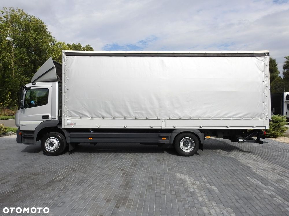 Mercedes-Benz ATEGO 1221 PLANDEKA WINDA 16 PALET WEBASTO KLIMATYZACJA PNEUMATYKA BLIŹNIACZE KOŁA  230KM - 10