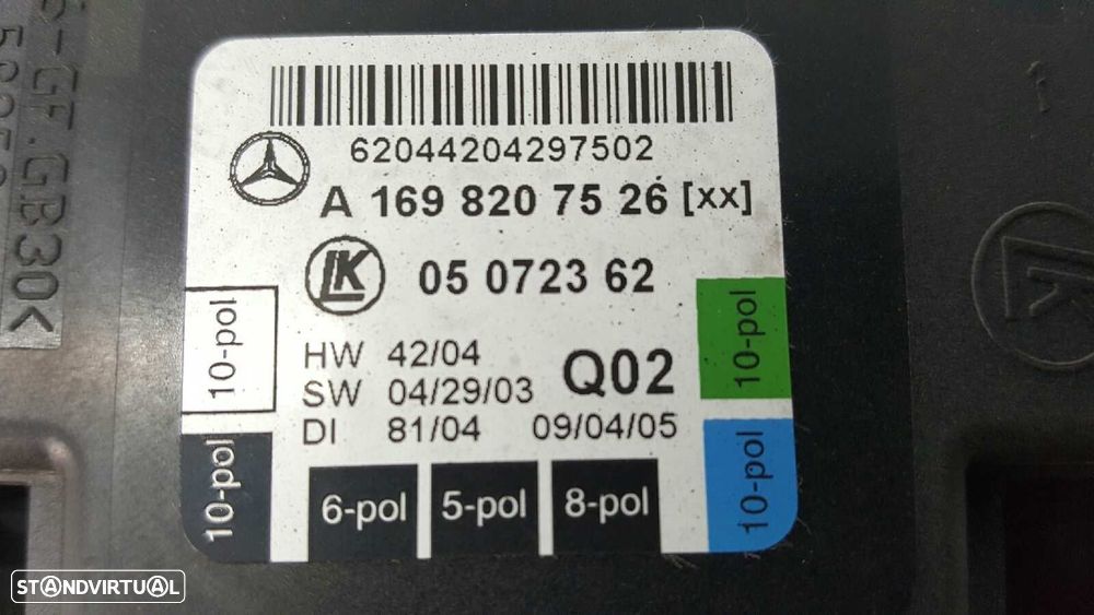 CENTRALINA/BOMBA FECHO CENTRAL MERCEDES CLASE B (W245) 180 CDI (245.207) - 3