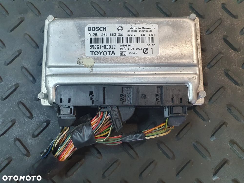 STEROWNIK SILNIKA TOYOTA 0261206882 89661-0D012 + WTYCZKI INSTALACJA - 1