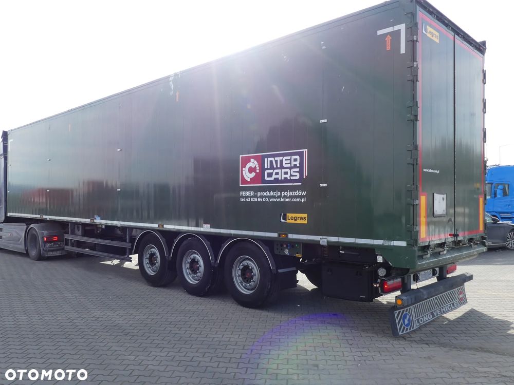 Feber Inter Cars LEGRAS 92m3 / WALKING FLOOR / OŚ PODNOSZONA / - 4