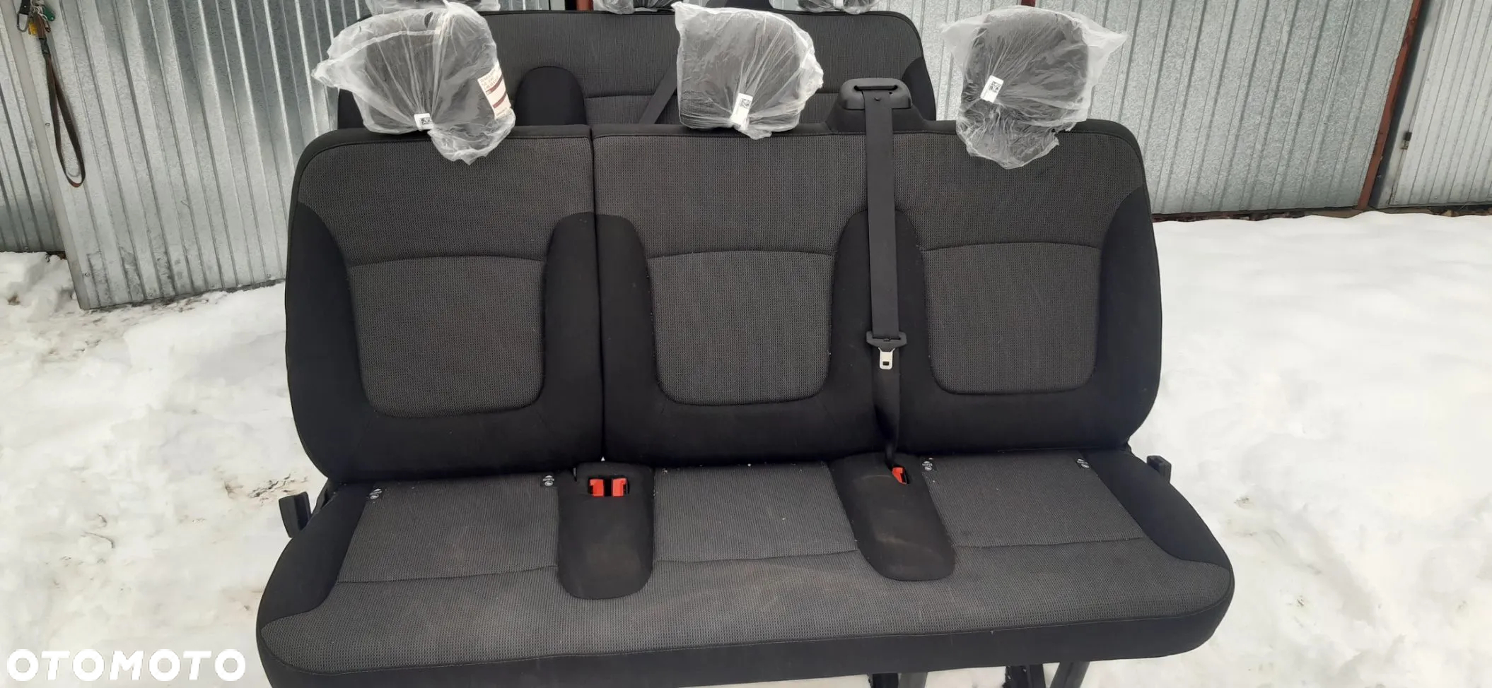 Ławka fotel kanapa II rząd Renault Trafic II/III Opel Vivaro Talento - 3