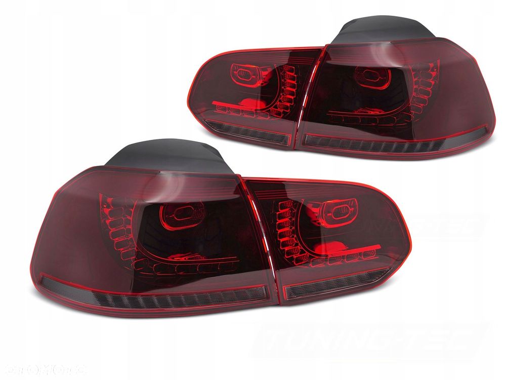 Lampy tylne kpl Full Led Neon Diody Dynamiczne Tuning VW Golf VI 6 5k0 2008 - 1