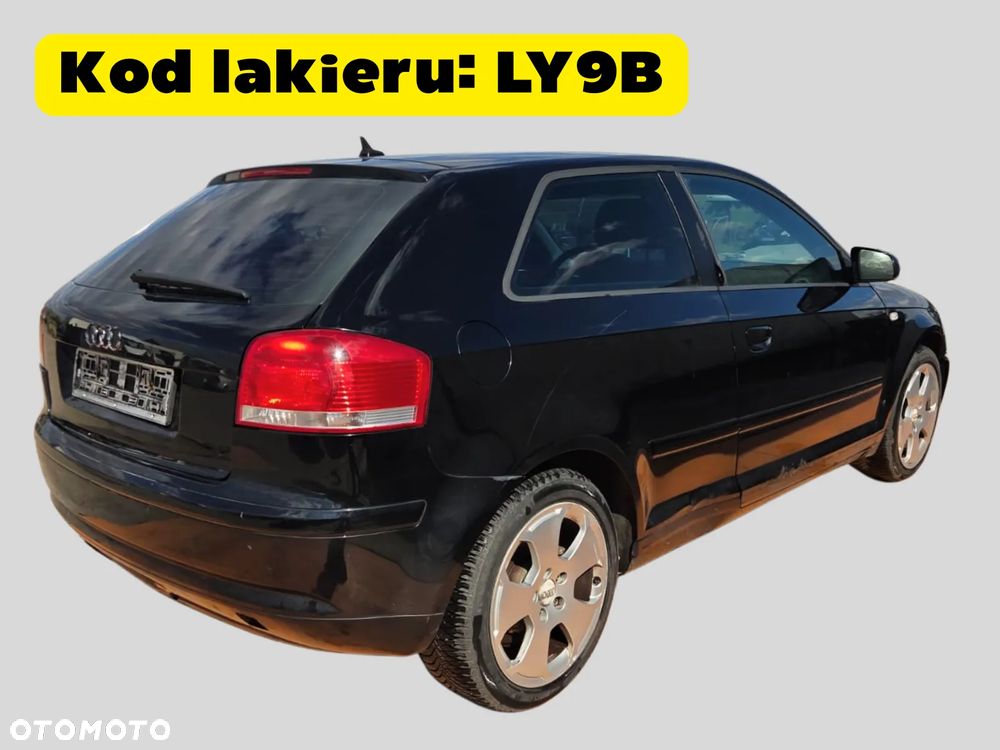 Audi A3 8P 2005 Silnik 1.9 TDI (BLS) 105 KM (77 kW) LY9B Na części silnik, drzwi, maska, zderzak, klapa bagażnika, lampa - 2