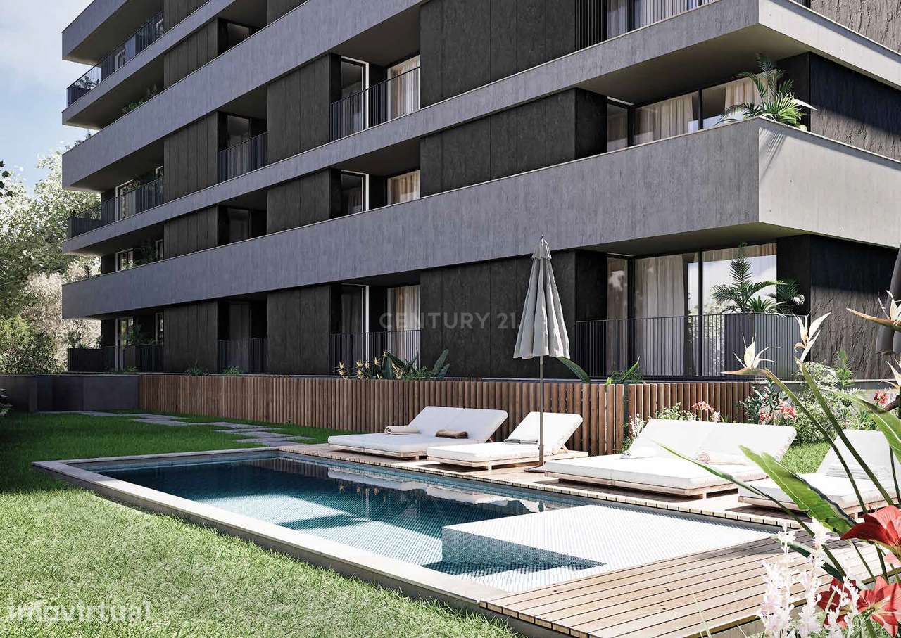 Apartamento T3 com terraço e jardim, em condomínio com piscina - Grande imagem: 5/15