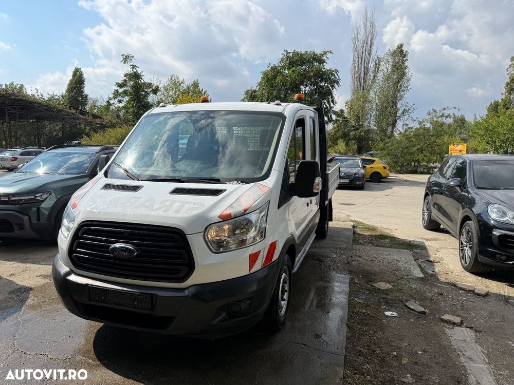 Ford Transit Tranzit Dokka Camioneta 7 locuri bena carosata 2017 impecabila fără probleme fără rugina Istoric Service complet Carvertical scos anvelope noi Navi AC - 16