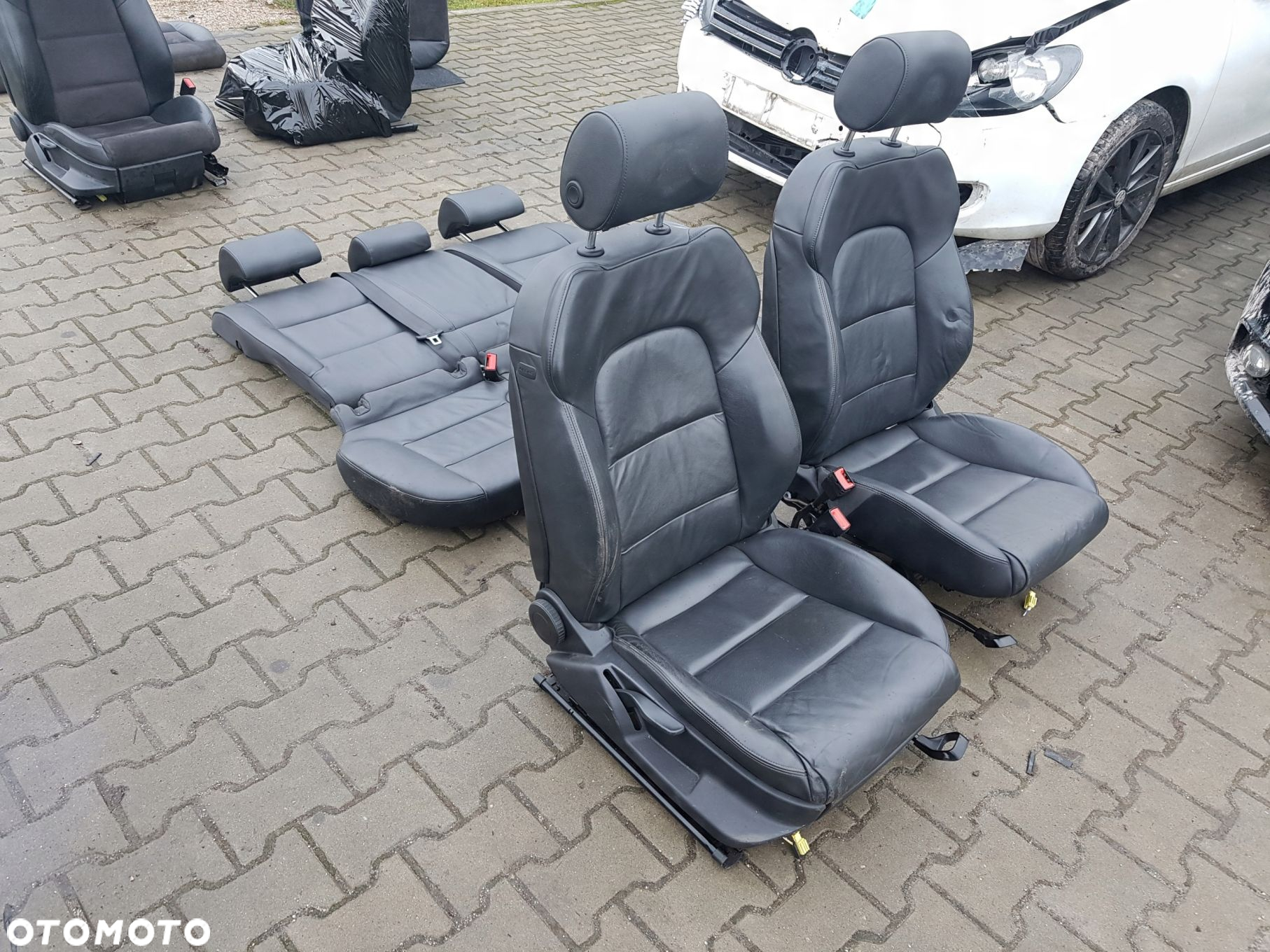 AUDI A3 8P 04-12r FOTELE SKÓRZANE KANAPA 5D SPORTBACK - 3