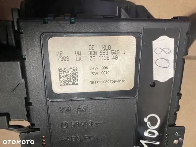 PRZEŁĄCZNIK ZESPOLONY MANETKA VOLKSWAGEN VW PASSAT B6 3C9953507AC 3C9953513C 3C0959653B 3C0953549J - 9