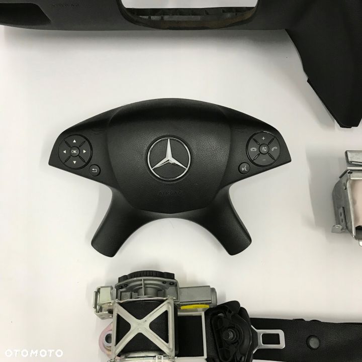 W204 KONSOLA DESKA AIRBAG PODUSZKI PASY ORG - 5