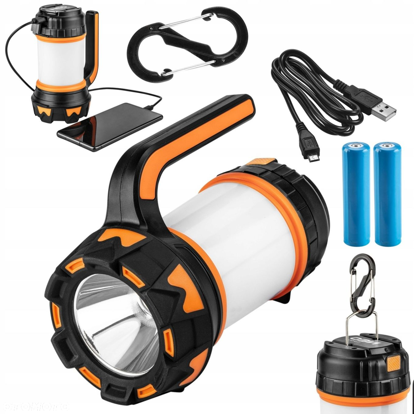 NEO LATARKA BIWAKOWA SZPERACZ LAMPA AKUMULATOROWA LED POWERBANK 99-031 - 13