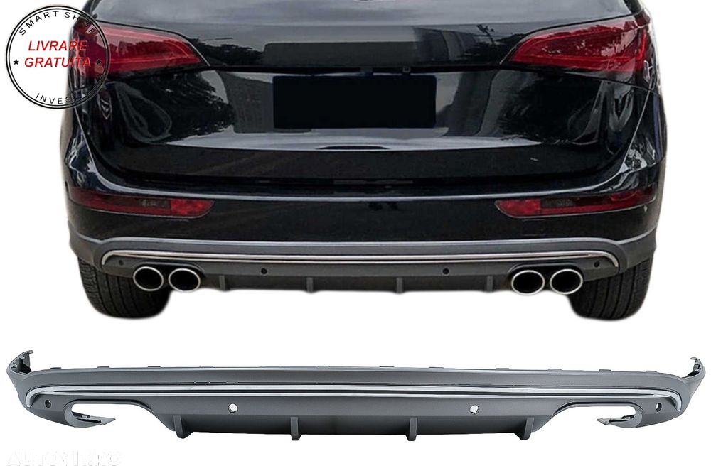 Difuzor Bara Spate Audi Q5 8R (2009-2016) Gri Platinat- livrare gratuita - 13