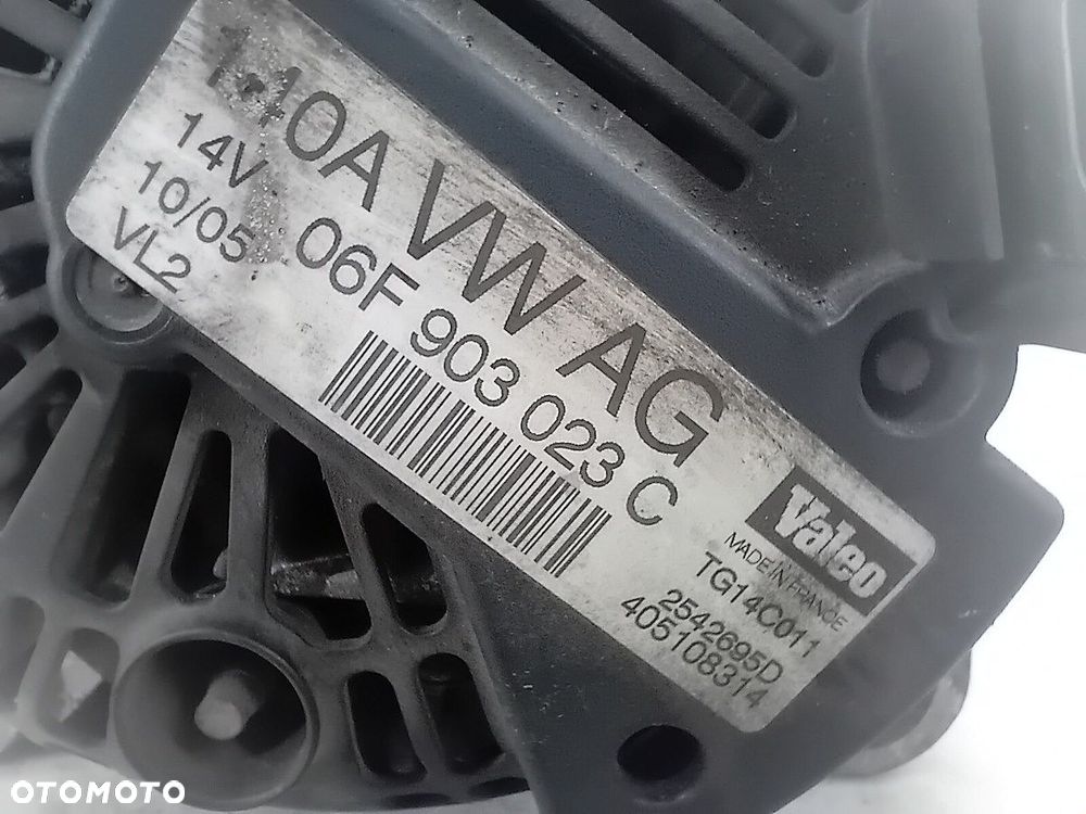 ALTERNATOR SKODA OCTAVIA II 06F903023C TG14C011  1.9 TDI 105KM - 6
