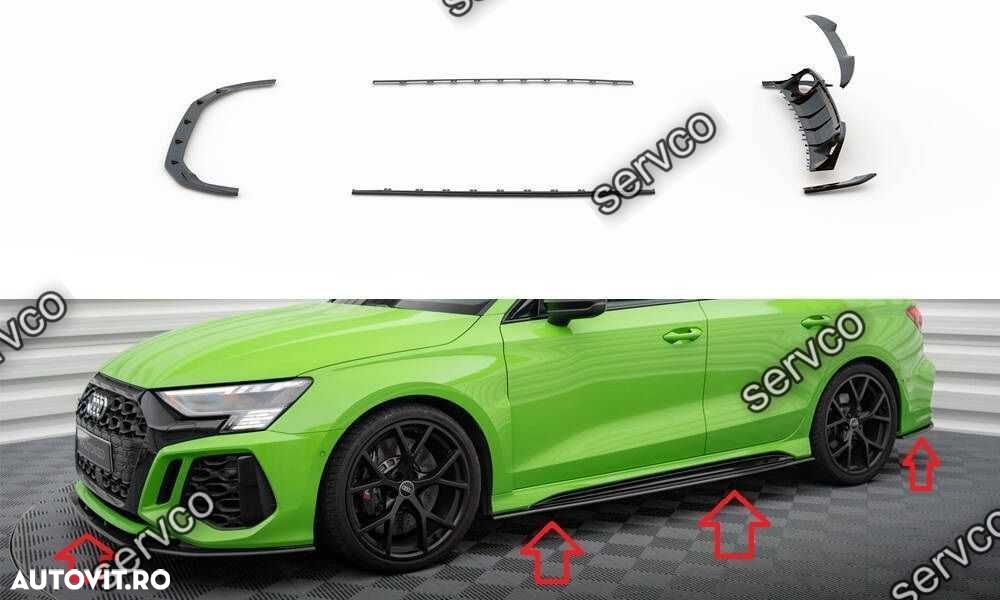 Pachet Set Body kit tuning Carbon Audi RS3 8Y Sedan 2020- MaxtonDesign - 1