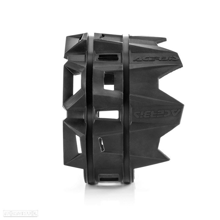 proteçao de ponteira de escape 4t acerbis preto - 1