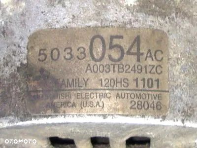 Chrysler PT Cruiser alternator 2.0 2.4 - 4