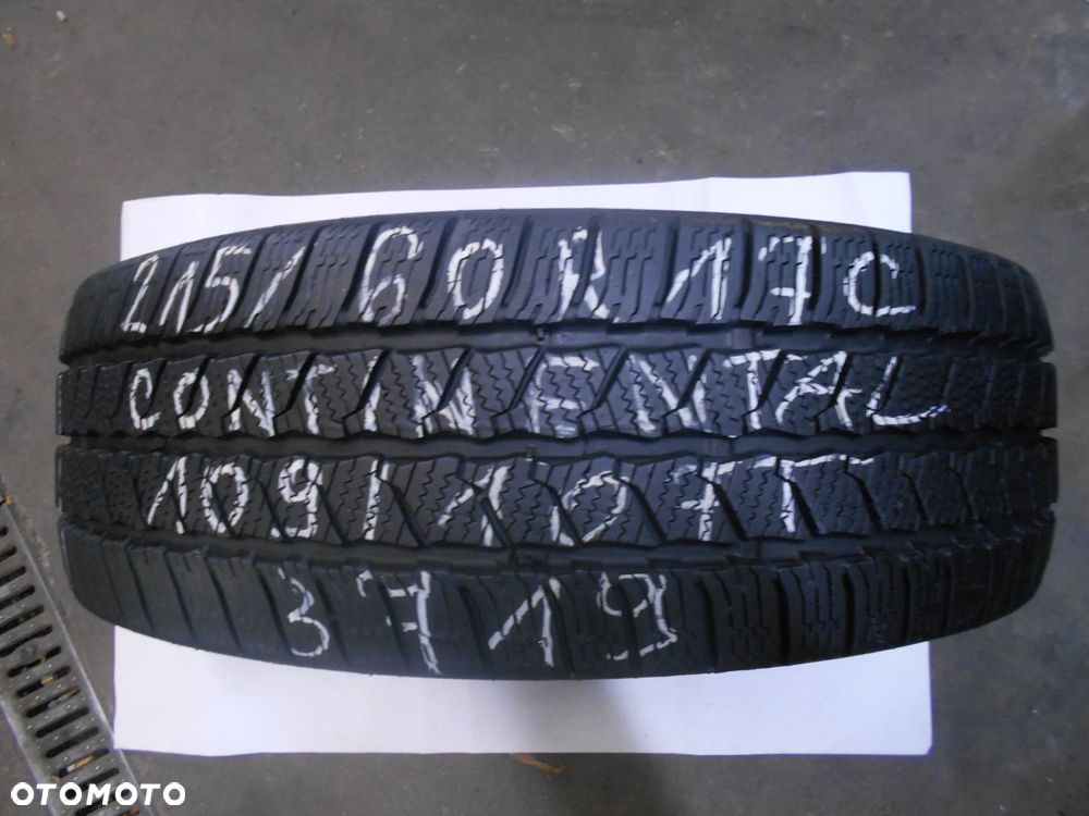 OPONA POJEDYNKA 215/60R17C CONTINENTAL VAN CONTACT WINTER DOT 3719 9.8MM - 1