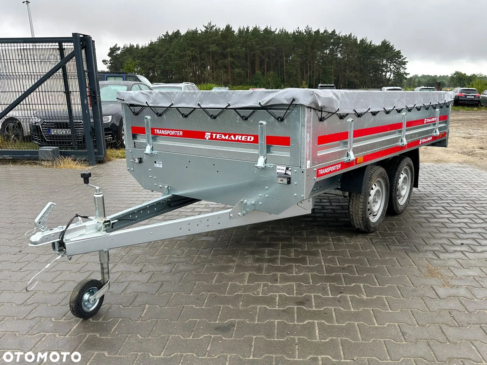 Temared Transporter 3015/2 Przyczepka samochodowa 264x126cm dwuosiowa - 1