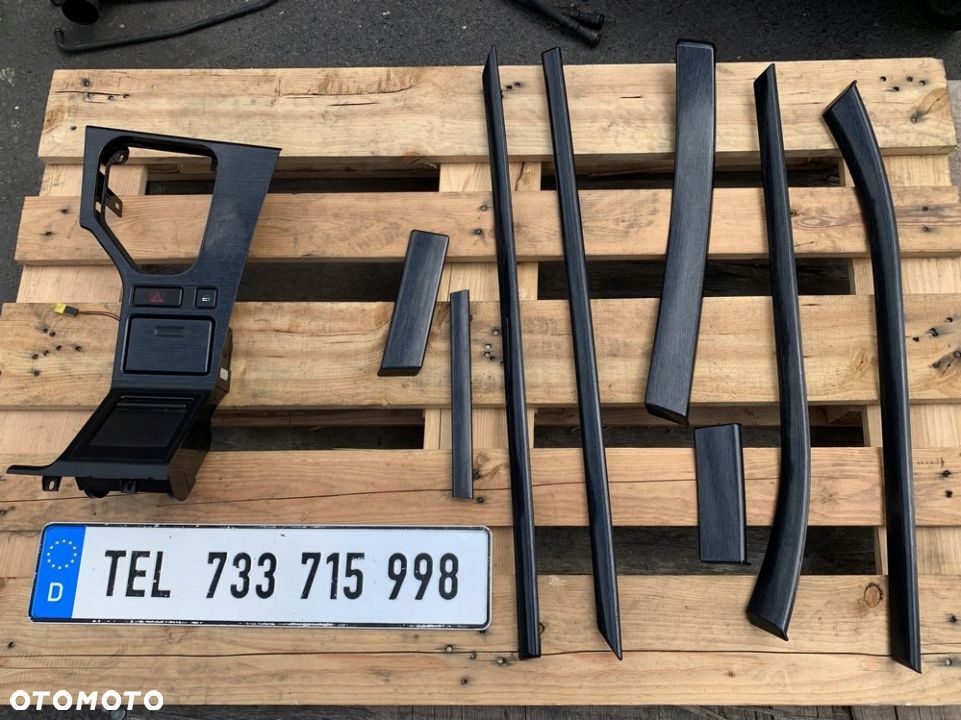 DEKORY LISTWY SZCZOTKOWANE KOMPLET ZESTAW BMW E39 - 1