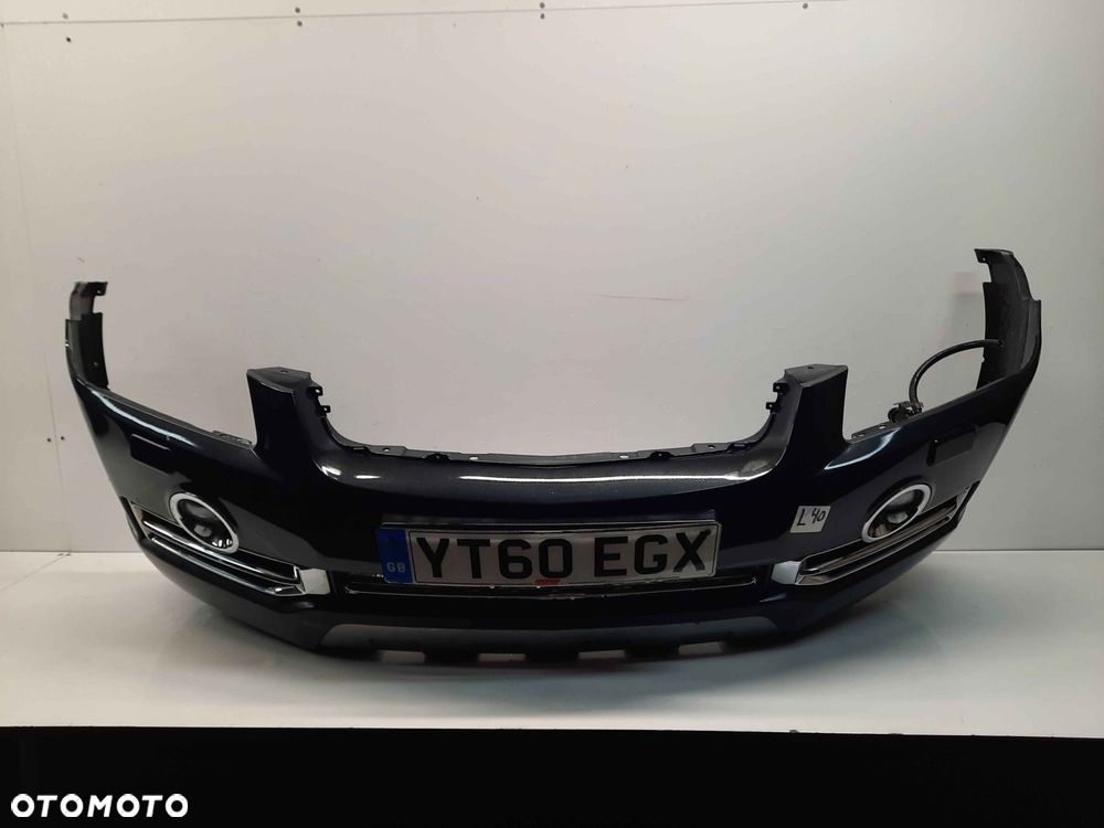 } ZDERZAK PRZÓD PRZEDNI DO CHEVROLET CAPTIVA 19U CZARNY SPRYSKIWACZE LAMP XENON HALOGENY - 1