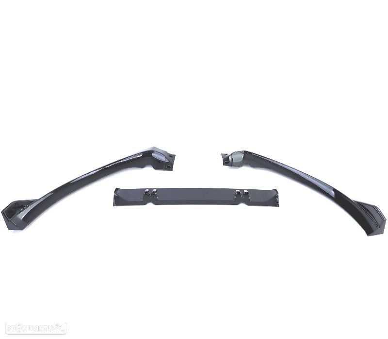 SPOILER LIP AUDI A5 8T 8F 11-17 PRETO BRILHANTE - 2