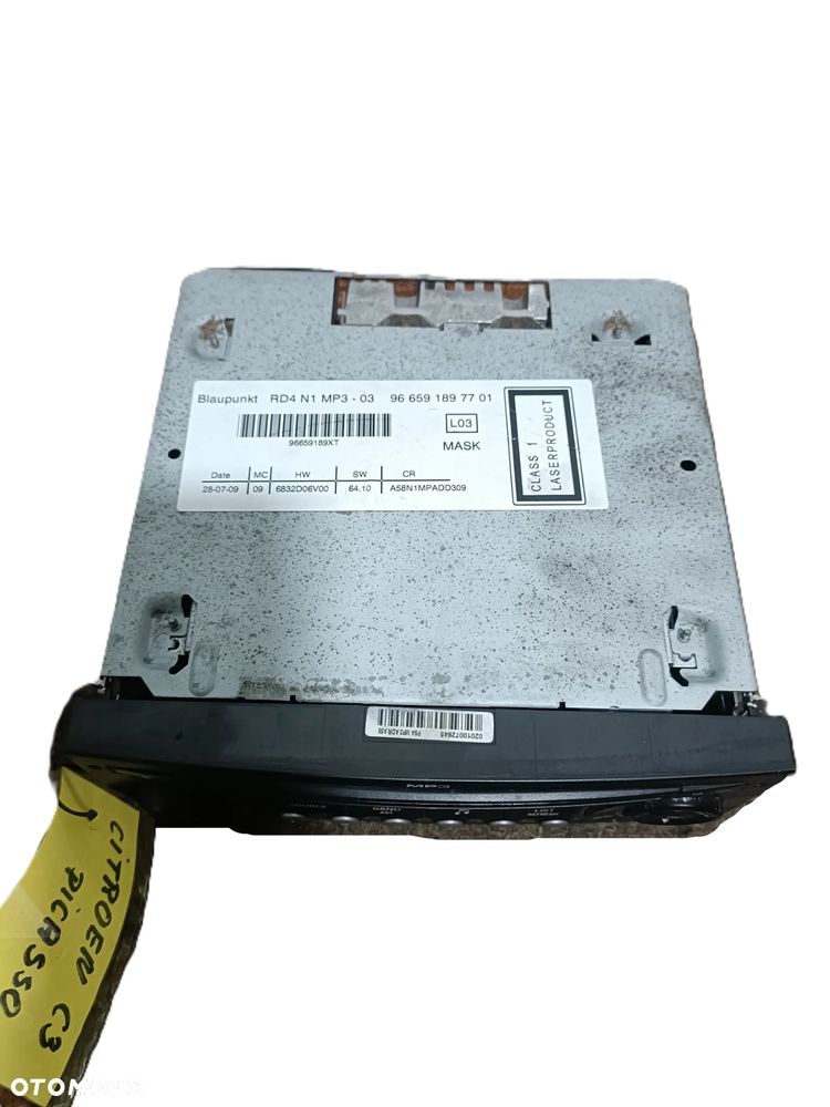 CITROEN C3 PICASSO 08-12 radioodtwarzacz radioodbiornik radio 966591897701 * - 2