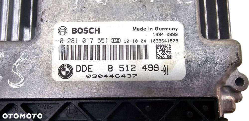 Bmw E87 Lci Zestaw Startowy Komputer Kluczyk Sterownik Cas 118D N47 Nr 441 - 6