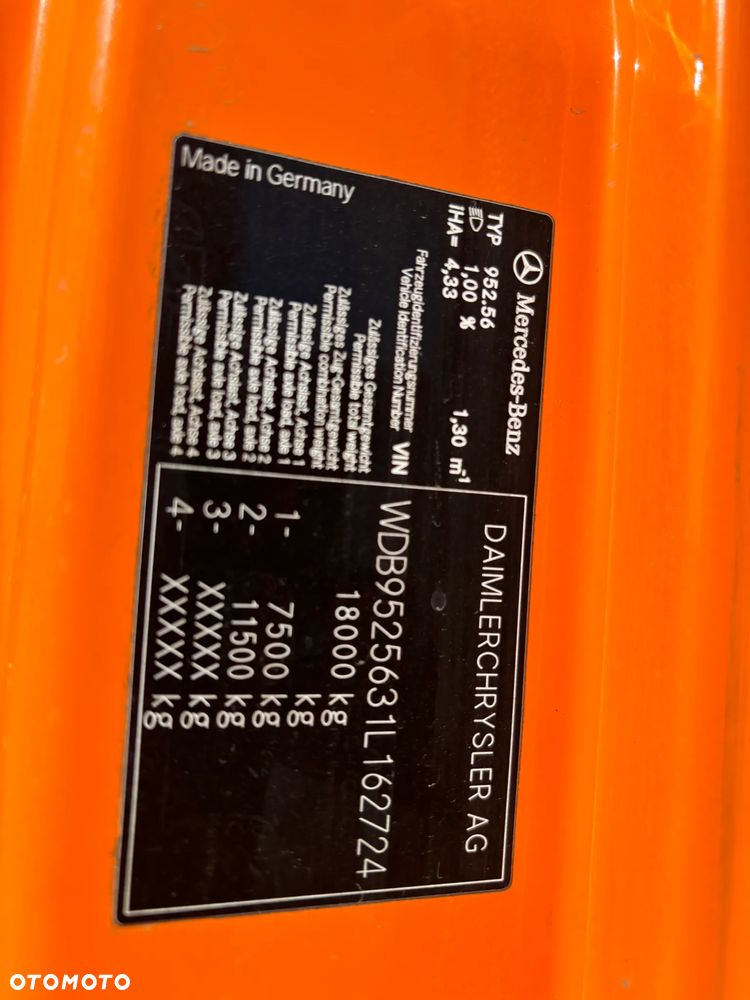 Mercedes-Benz AXOR 1828 4x4 blokady, biegi terenowe, oryginalna wywrotka Meiller kiper , hydraulika do wywrotu , zawieszenie resor, czołownica do pługa, klimatyzacja , webasto , elektryka - 24