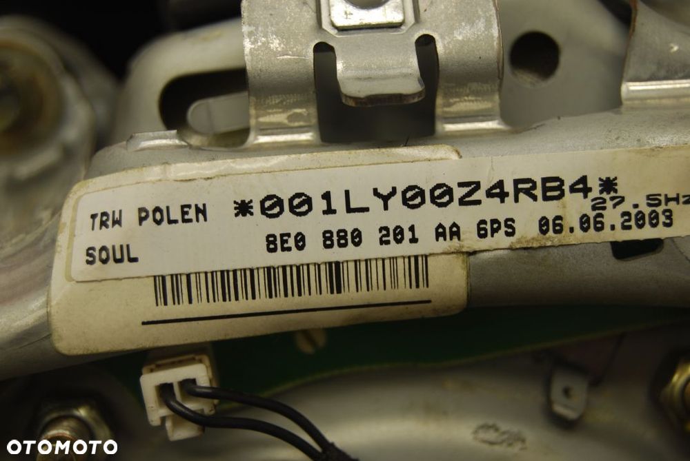 PODUSZKA AIR BAG KIEROWCY 8E0880201AA AUDI A4 B6 8E0880201L - 3