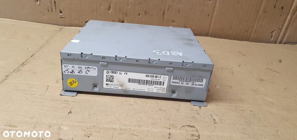 Moduł tuner radia Audi A8 D3 4E0035061C 4E0035061 - 1