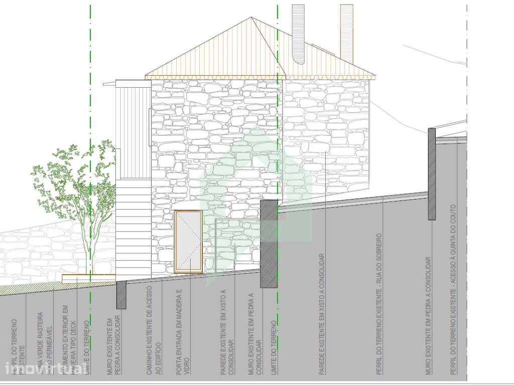 Casa de campo com projeto aprovado em Cidadelhe, Mesão Frio - Grande imagem: 5/30